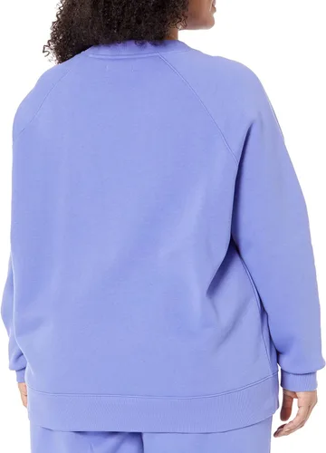 Vista 6 de Tienda Essentials Sudadera de manga larga con cuello redondo y ajuste holgado para mujer (disponible en tallas extragrandes)