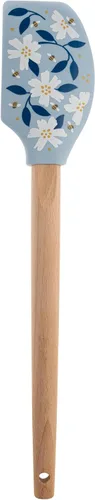 Vista 17 de Karma, espátula de silicona con mango de madera resistente al calor, espátulas para hornear, cocinar y mezclar, decoración moderna de cocina