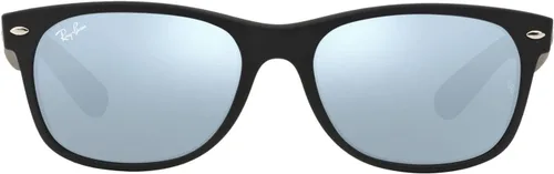 Vista 8 de Ray-Ban Rb2132 New Wayfarer Gradient - Lentes de sol cuadrados Caucho Negro/Gris Espejo Azul