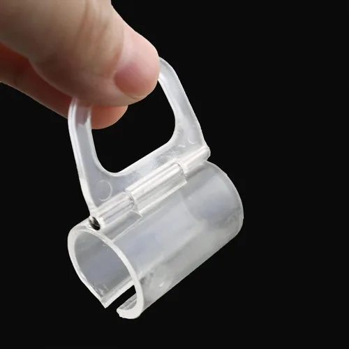 Vista 5 de Abrazadera de elevación sin cordón, persianas enrollables, mango transparente, ajuste de 0.787 in, barra para persianas enrollables, accesorios