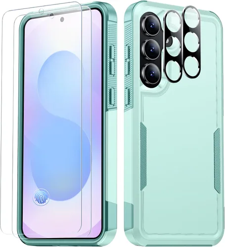Vista 14 de SPIDERCASE Funda diseñada para Samsung Galaxy S25, [protección contra caídas de grado militar de 10 pies], paquete de 2