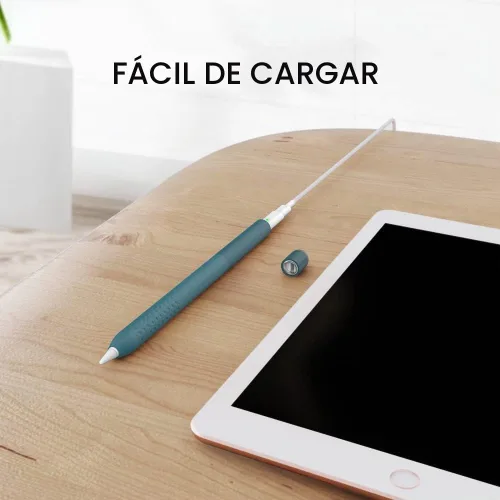 Vista 5 de Delidigi Funda de silicona para Apple Pencil de 1ª generación, cubierta de Verde profundo