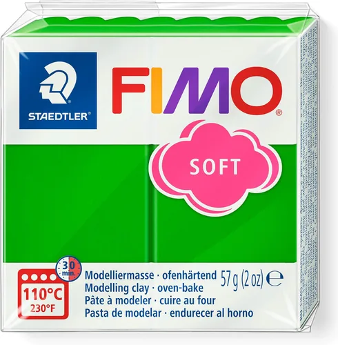 Vista 4 de Staedtler FIMO Effects Arcilla Polimérica - Arcilla para Hornear en Horno para Joyería, Escultura, Azul Translúcido 8020-374
