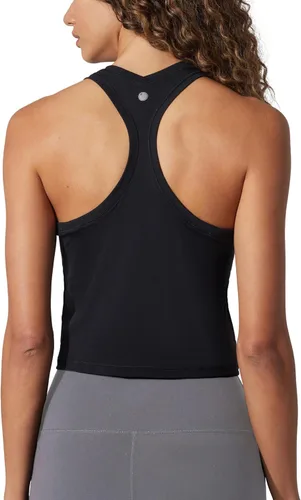 Vista 4 de Yogalicious Camiseta sin mangas ultra suave y ligera con espalda cruzada