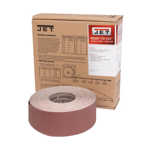 Vista 18 de JET Papel de lija listo para cortar, grano 100, 3" de ancho (60-9100)