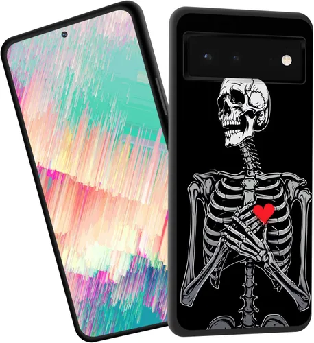 Vista 40 de for Google Pixel 4 XL Case,Slim Shockproof TPU Soft Rubber Silicone Cover Phone Case for Google Pixel 4 XL,Blue Skull Headphone