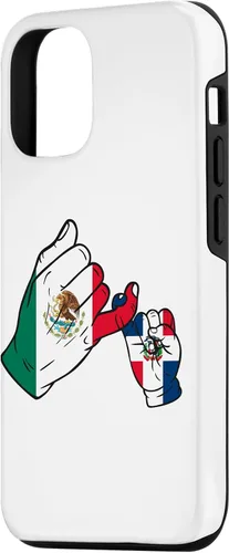 Vista 2 de iPhone 15 Parent and child Mexico and Dominican Republic family Case