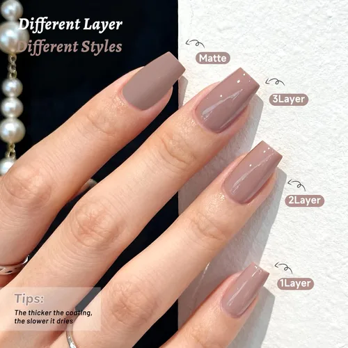 Vista 57 de OpenLive Esmalte de uñas negro de 0.6 fl oz, gran volumen, secado rápido, secado rápido y de larga duración, arte de uñas de color para bricolaje