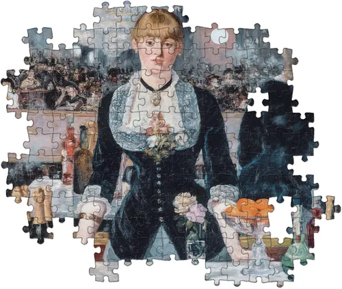 Vista 4 de Clementoni 1000 el. Un bar en el Folies-BergreJatte [Puzzle]