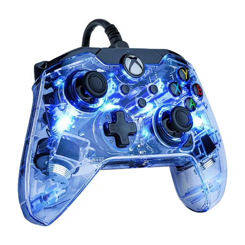 Vista 4 de Afterglow Prismatic LED Wired Controller Multicolor - Xbox Series XS, Xbox One, Xbox Series X (Renewed)