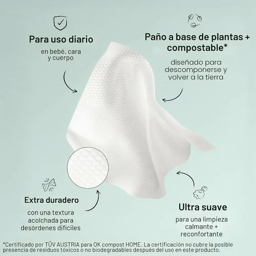 Vista 6 de The Honest Company Toallitas hipoalergénicas multiusos para bebé con piel sensible, patrón divertido, 720 unidades Pattern Play