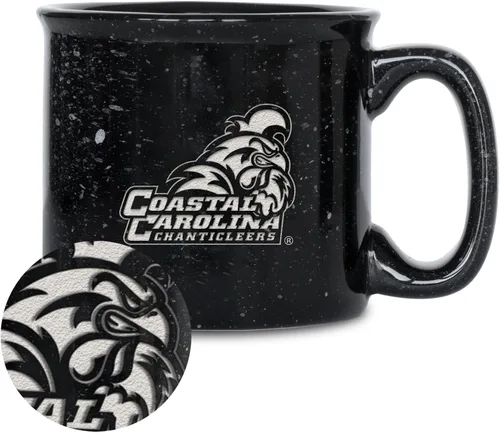 Vista 54 de Rico Industries NCAA Speckle 12oz Laser Engraved Campfire Mug
