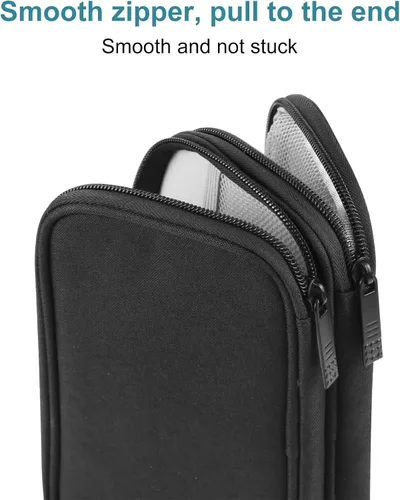 Vista 6 de Funda de transporte para accesorios electrónicos, bolsa organizadora de accesorios electrónicos, bolsa organizadora de cables de viaje, bolsa