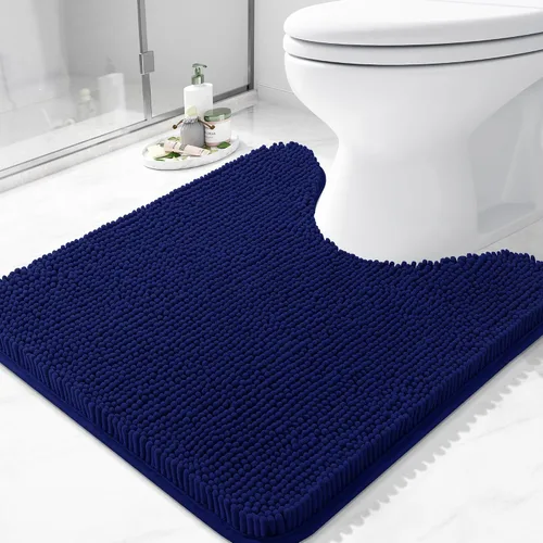 Vista 57 de Arotive Alfombras de baño de felpilla extrasuaves y absorbentes, de 24 x 16 pulgadas, lavables a máquina, parte trasera de goma antideslizante
