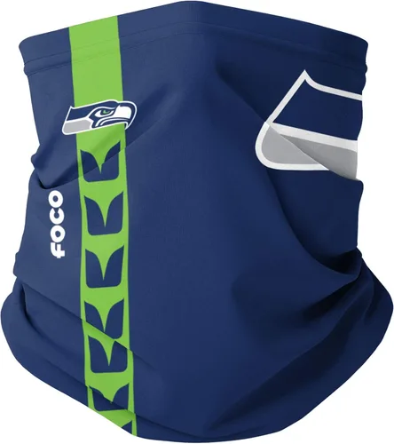 Vista 42 de FOCO NFL unisex-adult Nfl Team Logo Neck Gaiter Multiuse Mini impresión del color del equipo.