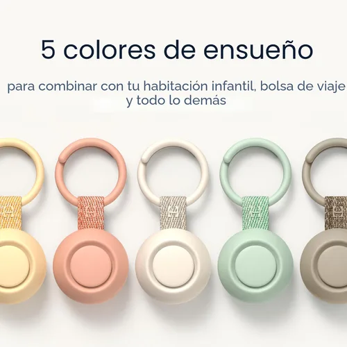 Vista 7 de Hatch Go Máquina de sonido portátil para bebés y niños Chupete para dormir 10 sonidos relajantes Ruido blanco Shush Viaje Regalo