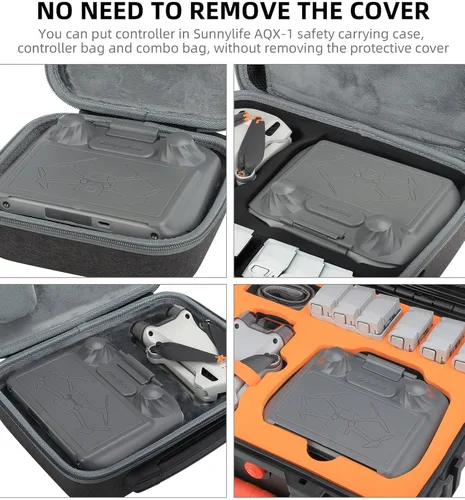 Vista 8 de Accesorios para drones Protector de pantalla de control remoto Parasol de lente para DJI RC