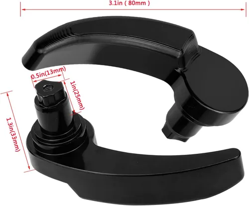 Vista 4 de Levantadores de tapa de alforja para Harley Davidson Touring Street Glide FLHR FLHT FLHX FLHTK 2014-2022