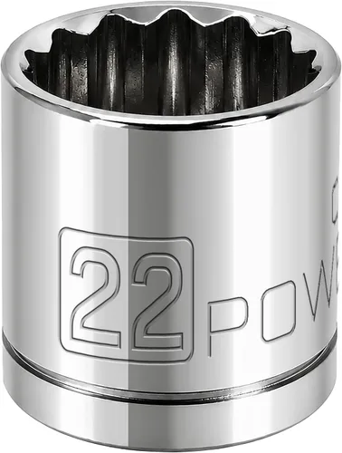Vista 25 de Powerbuilt 641004 - Zócalo poco profundo de 1/2 pulgada y 12 puntos de accionamiento de 3/8 pulgadas x 1/2 pulgada