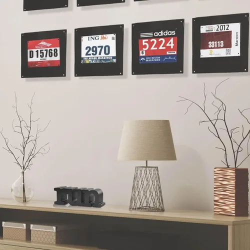 Vista 5 de ChalkTalkSPORTS Run Wood Words Decoración de estante y escritorio Letrero de madera