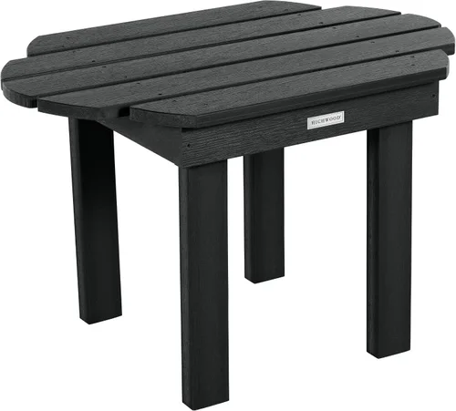 Vista 8 de Highwood Classic Westport 2 Adirondack - Mecedoras con mesa auxiliar, color negro