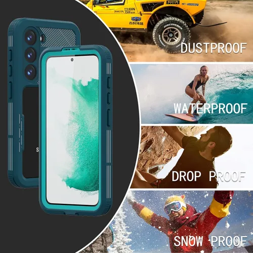 Vista 7 de Samsung Galaxy S23 - Funda impermeable a prueba de golpes, a prueba de caídas, Galaxy S23 de cuerpo completo, funda protectora totalmente sellada