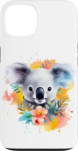 Vista 7 de Funda Koala con flores de eucalipto para iPhone 17