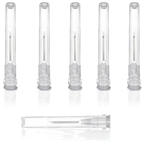 Vista 10 de Paquete de 100 suministros de laboratorio desechables de 18Ga 1 pulg/25mm con envasado sellado individualmente