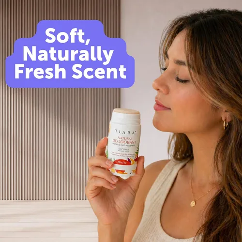 Vista 9 de TIARA - Desodorante natural sin aluminio para mujeres y hombres, protección contra olores de larga duración, desodorante para todo el cuerpo,