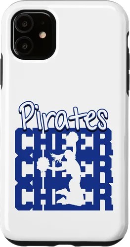 Vista 16 de Pirates Cheer Back to School Cheerleading Spirit B Case for iPhone 16