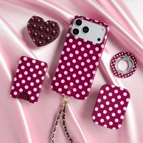 Vista 623 de VELVET CAVIAR Funda para iPhone 15, compatible con MagSafe, probada contra caídas de 10 pies, fundas protectoras de diseño, leopardo color rosa