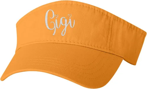 Vista 24 de Go All Out Gigi Idea de regalo para abuela, tía, coleta, visera bordada, sombrero para papá
