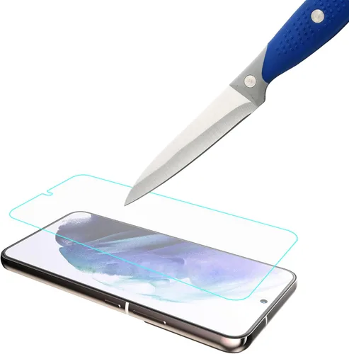 Vista 5 de Mr.Shield Protector de pantalla de cristal para Samsung Galaxy S22+ 5G/S22 Plus 5G [Compatible con desbloqueo de huellas dactilares] Paquete de 3