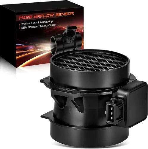 Vista 21 de Sensor de Flujo de Aire Másico [4-Pinos] Compatible para:-Ford Expedition 2003-2004 para:-Lincoln Navigator 2003-2004, 4.6L 5.4L, Reemplazo#