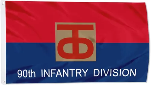 Vista 12 de Fyon Bandera militar de la 34ª división de infantería del ejército de 3 x 5 pies con 2 ojales de latón