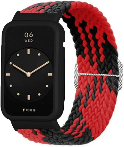 Vista 7 de Senter Correa de repuesto de liberación rápida de nailon suave para Huawei Band 7 pro Smart Watch