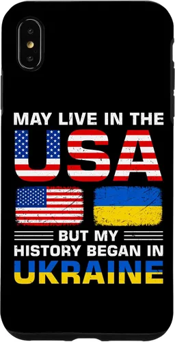 Vista 11 de Ukraine Flag America Flag Ukrainian Roots Case for iPhone 17