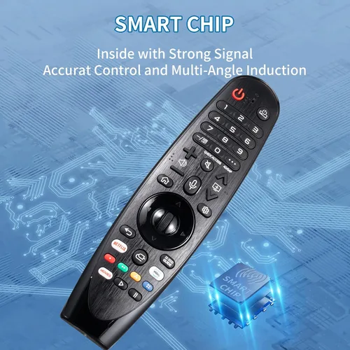 Vista 2 de Voice Magic - Control remoto para LG TV, control remoto universal para LG TV, Nanocell Webos, UHD, OLED, LED, LCD, HD, Smart TV, con puntero