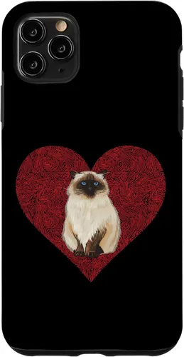 Vista 11 de Funda para iPhone 14 Himalaya Día de San Valentín Cat Love