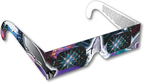 Vista 7 de Rainbow Symphony Gafas Rainbow 3D Fireworks - Diseño de animales, paquete de 25