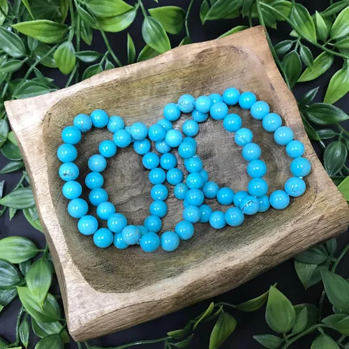 Vista 540 de Gem Avenue Handmade Round Bead Stretch Bracelet Unisex Natural Stone Beaded Jewelry for Men & Women, Elastic Wristband for Daily Wear
