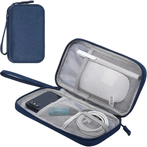 Vista 10 de Bolsa de Accesorios Electrónicos / Estuche Organizador Electrónico, Bolsa de Almacenamiento de Accesorios Electrónicos Pequeños Duradera para Varios