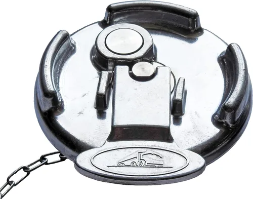 Vista 3 de Tapa de combustible diesel estilo palanca de aluminio sin bloqueo para Peterbilt