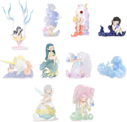 Vista 11 de 52TOYS Caja de sorpresas Candybox Sleep Dreamland Elfos 1 unidad, juguete coleccionable Kawaii, decoración creativa para habitación y escritorio