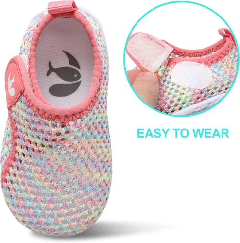 Vista 5 de FEETCITY Zapatos Deportivos Acuáticos para Bebés Niños y Niñas Descalzos Calcetines Acuáticos para Niños de Secado Rápido Zapatos para Playa