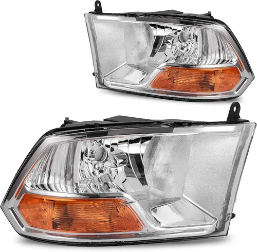 Vista 12 de DWVO Conjunto de faros delanteros de proyector LED DRL compatible con Dodge Ram 1500 2500 3500 de repuesto para Dodge Ram 2006 2007 2008 2009 lado