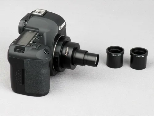 Vista 4 de AmScope CA-CAN-SLR Canon Adaptador de cámara para microscopios SLR/D-SLR