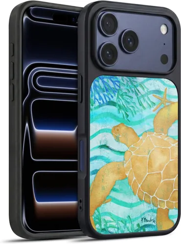 Vista 139 de Head Case Designs Officially Licensed Paul Brent Agate Mermaid Coastal Gel Armor Case [Military Grade Drop Protection] Compatible with Apple iPhone