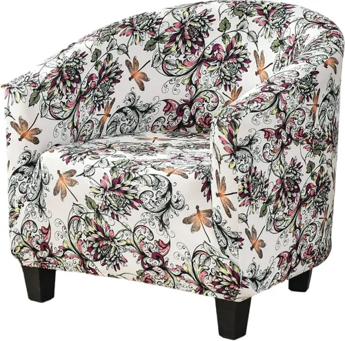 Vista 14 de MIFXIN - Funda elástica para silla de bañera de terciopelo de alta elasticidad, cubierta de silla de club, cubierta de sillón de elastano, cubierta