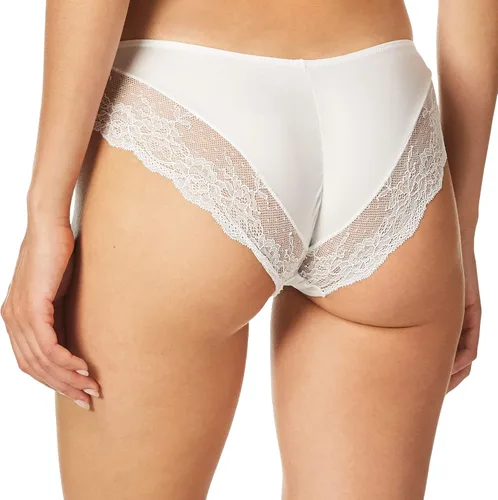 Vista 2 de Maidenform Bragas Comfort Devotion con parte trasera con encaje tipo tanga para mujer, 8, Blanco